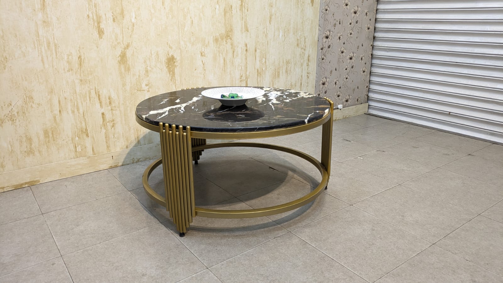 Center Table with Marble Top