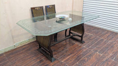 Pure Sheesham Wood 6 Seater Dining Table
