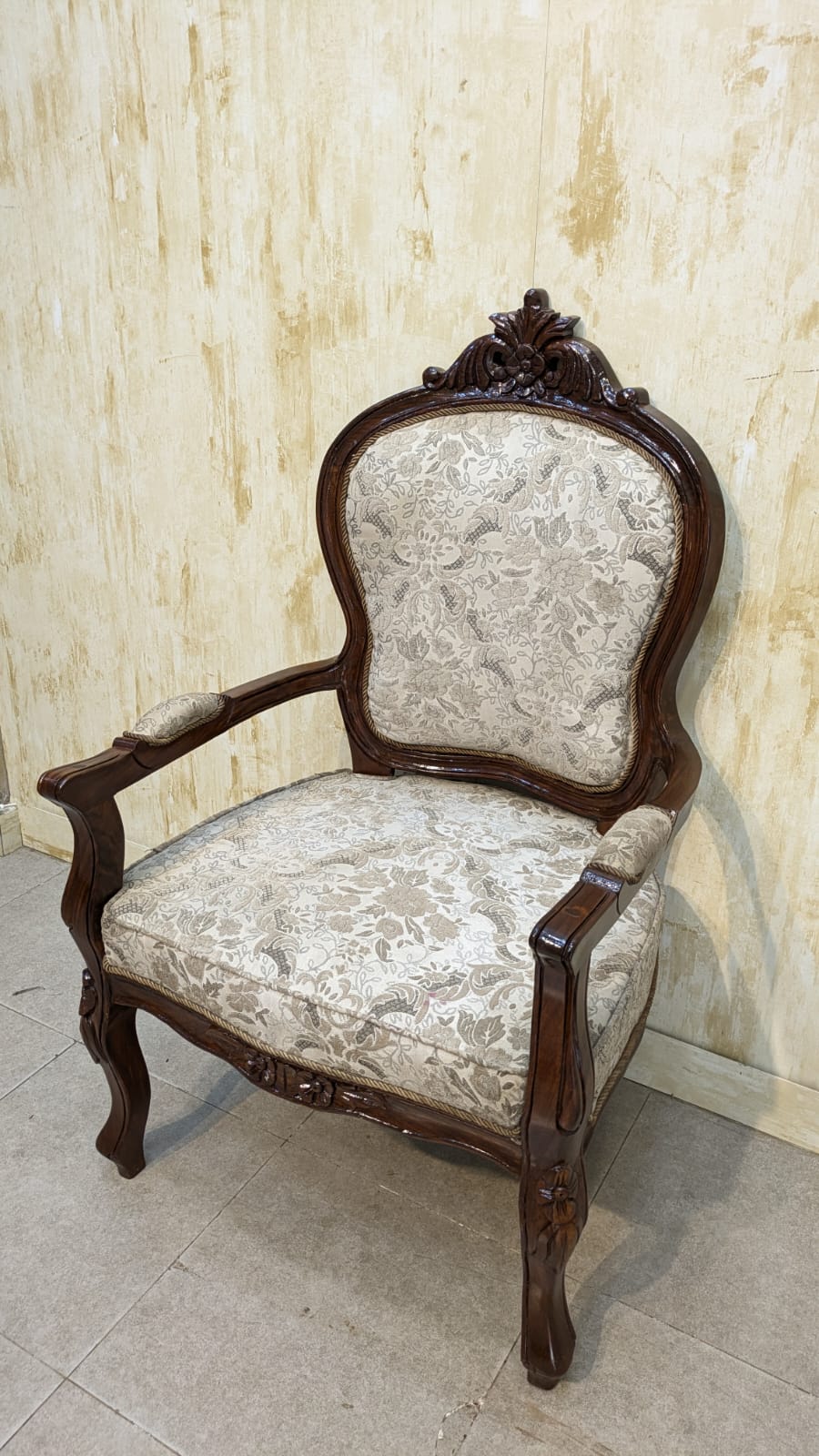 Solid Sheesham Wood Pair of Coffee Chairs Set