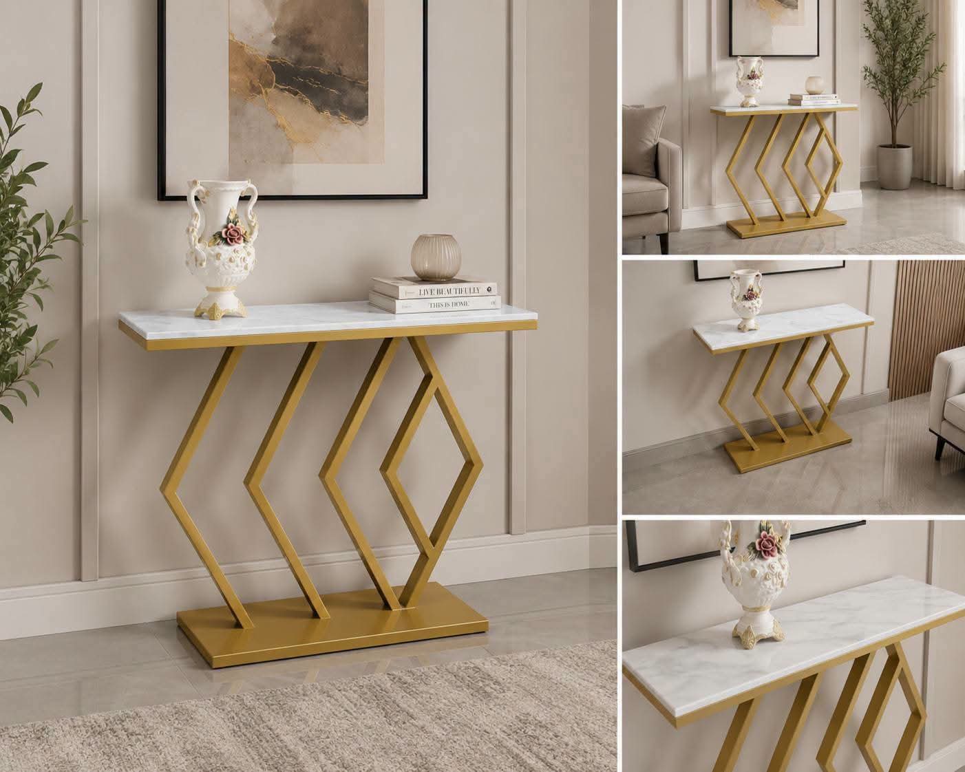 Marble Top Console
