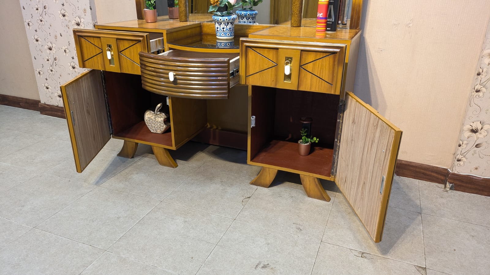 Turkish King Size Bedroom Set with Mattress