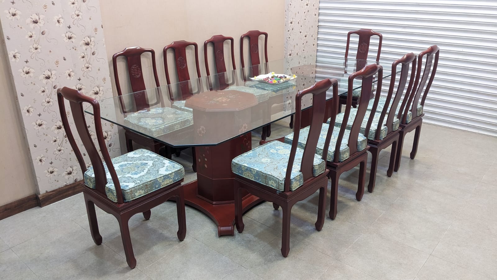 Antique Imported Chinese 10 Seater Dining Table
