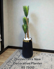 New Artificial Decorative Planter Palm Foliage