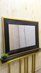 Console with Wall Mounted Mirror