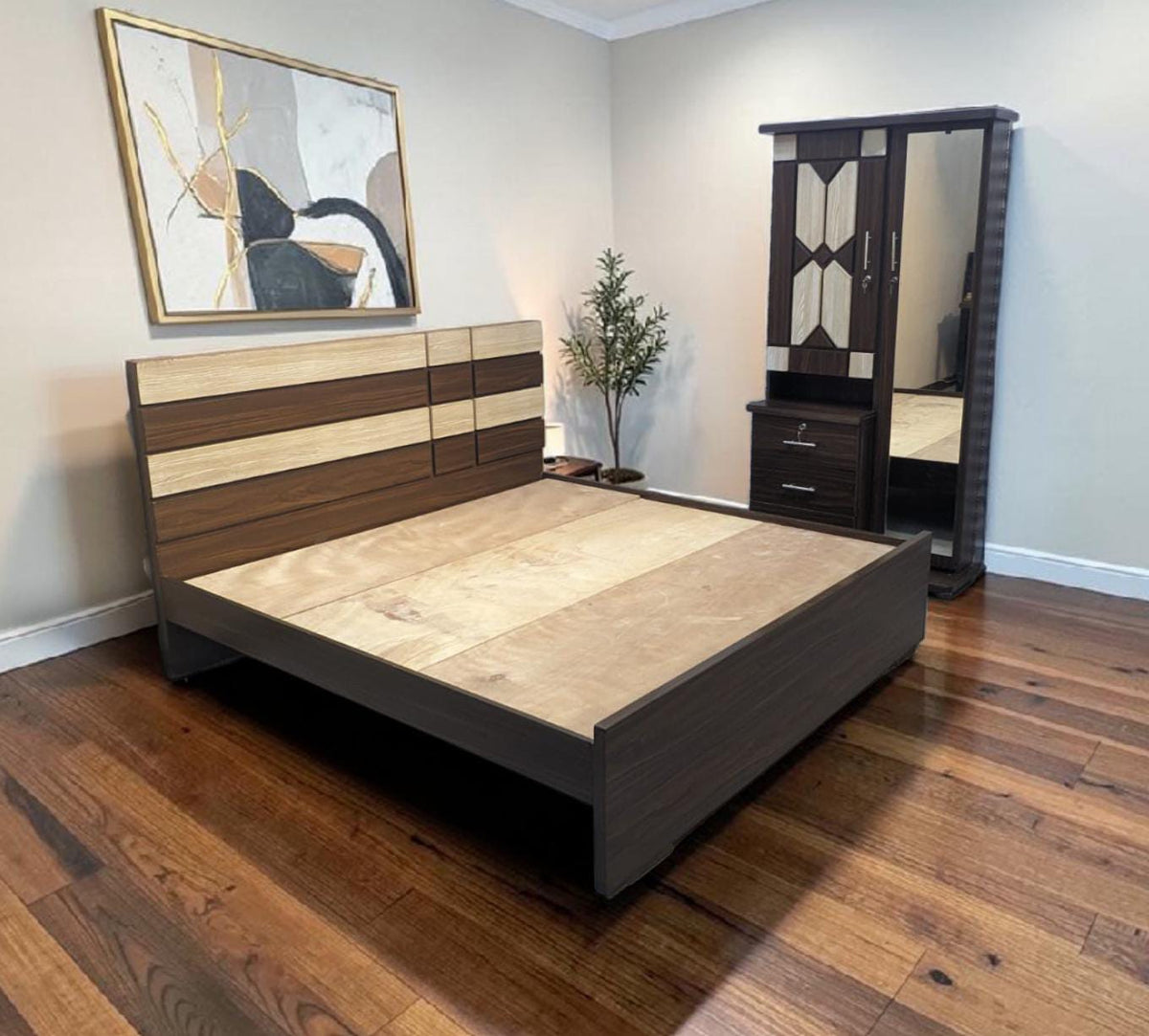 Double Bed with Dressing Table
