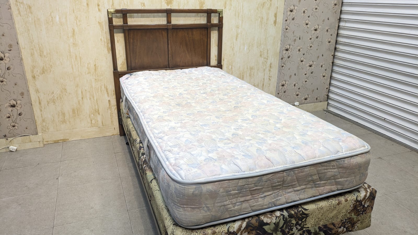 Imported Drexel Heritage Single Bed with Box & Spring Mattress