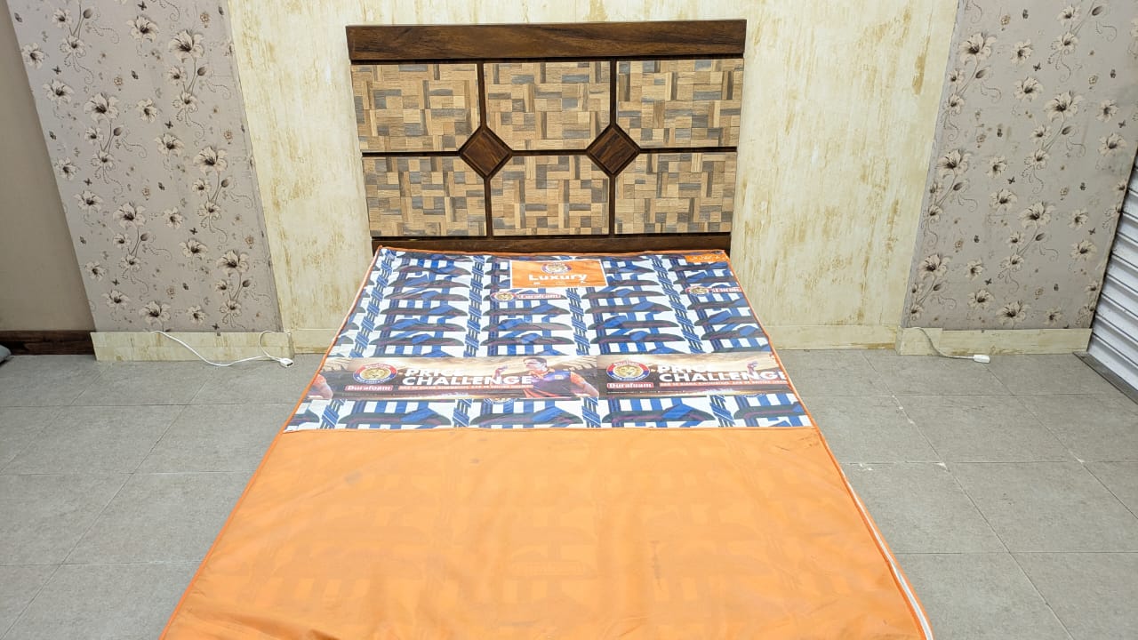 Twin Size Bed with Dura Foam Mattress