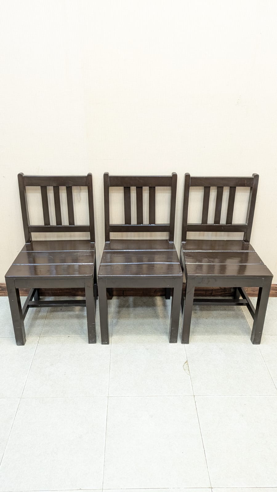3 Wooden Chairs