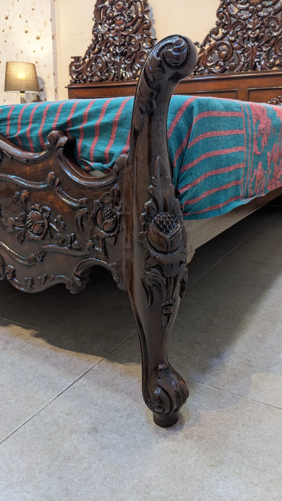 Antique King Size Bed Set