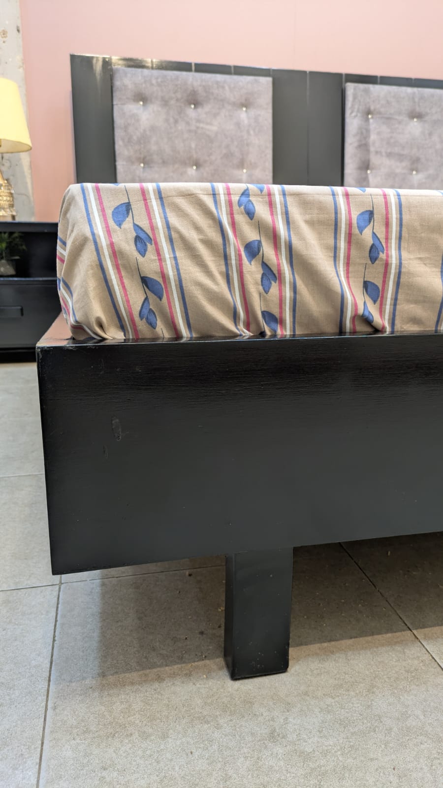 Habitt King Size Bed With 2 Side Tables