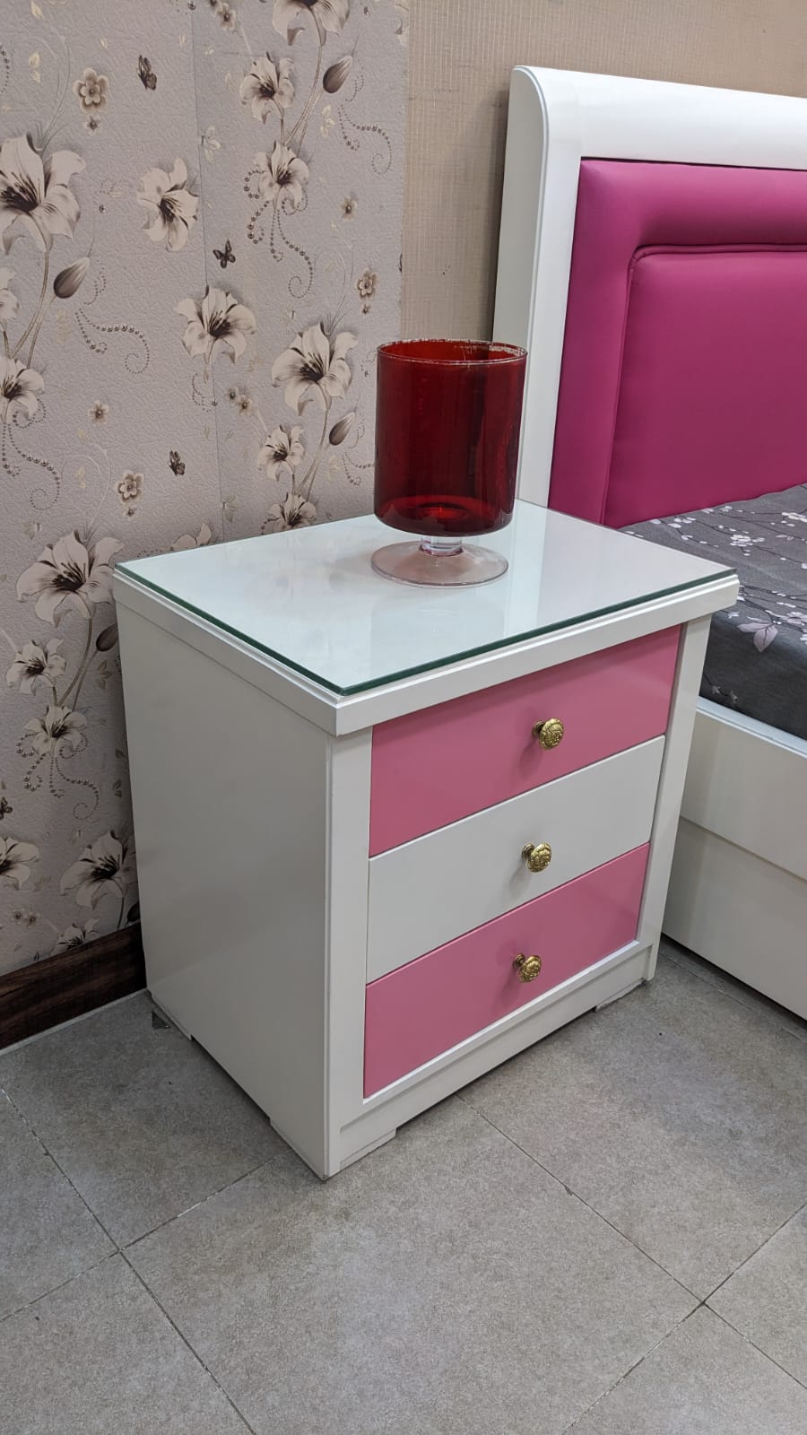 Princess Theme Queen Size Bed Set with Mattress