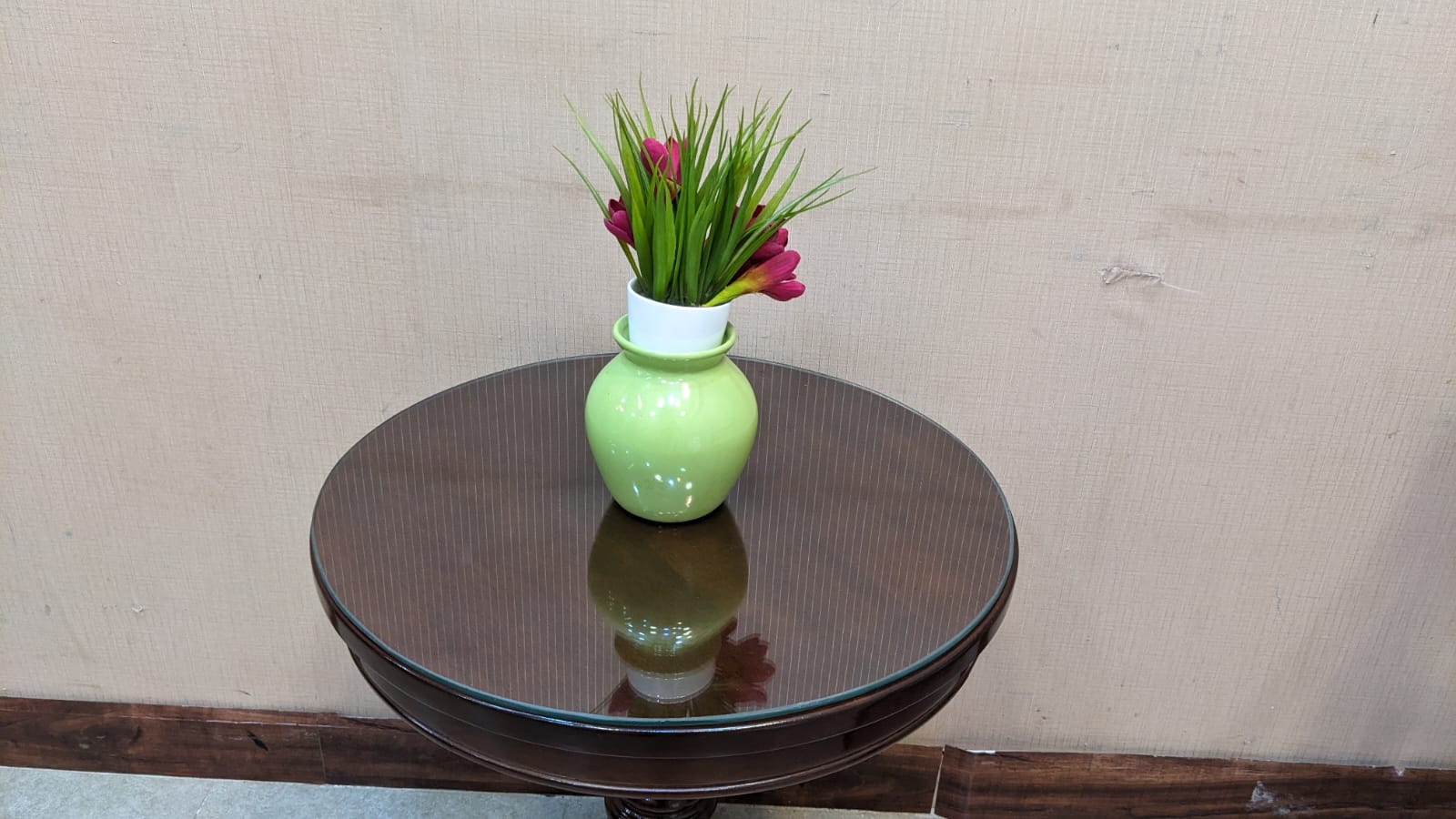 Imported Malaysian Pair Of Coffee Chairs with Table Set