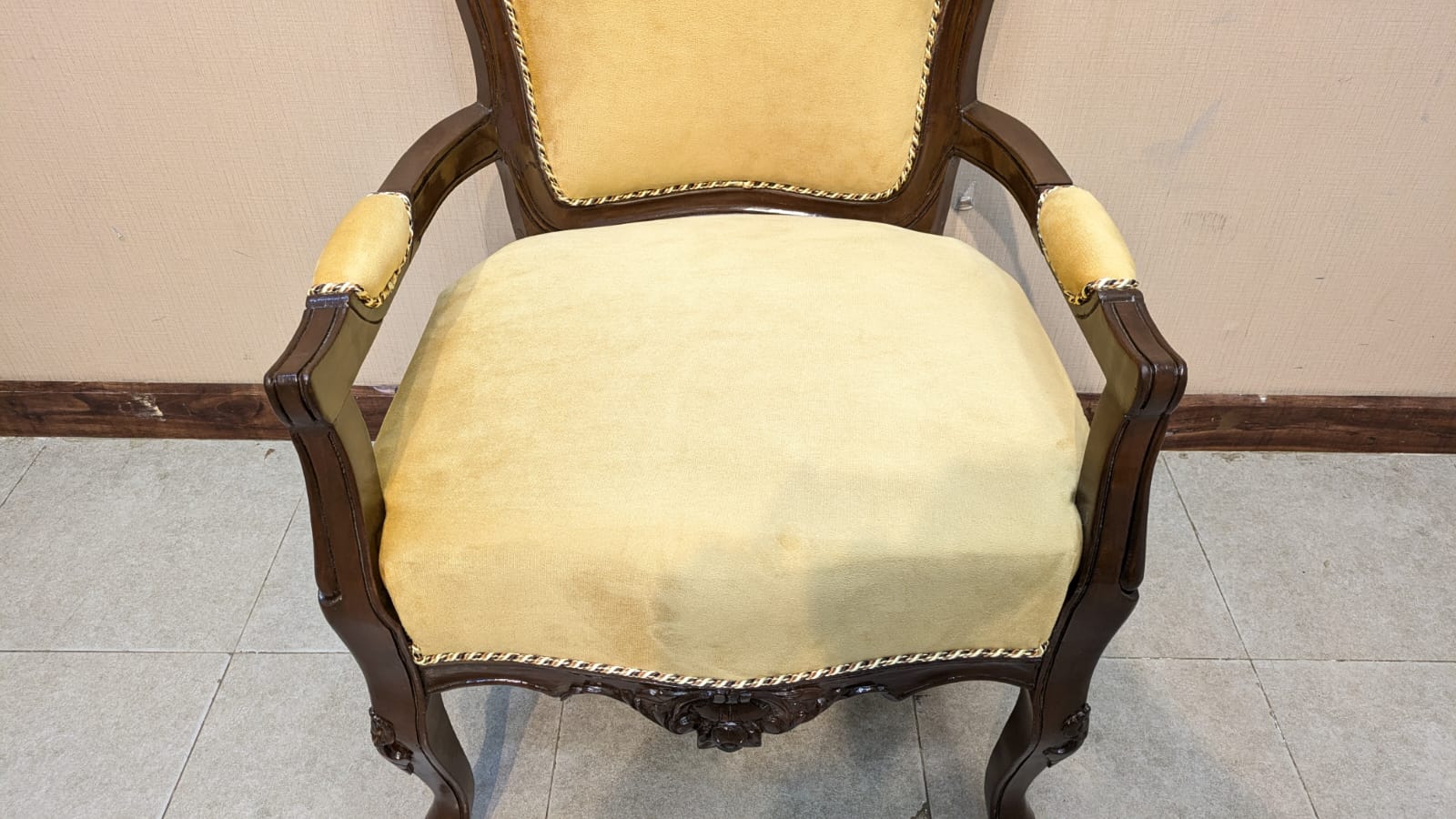 Solid Sheesham Wood Pair of Coffee Chairs with Table