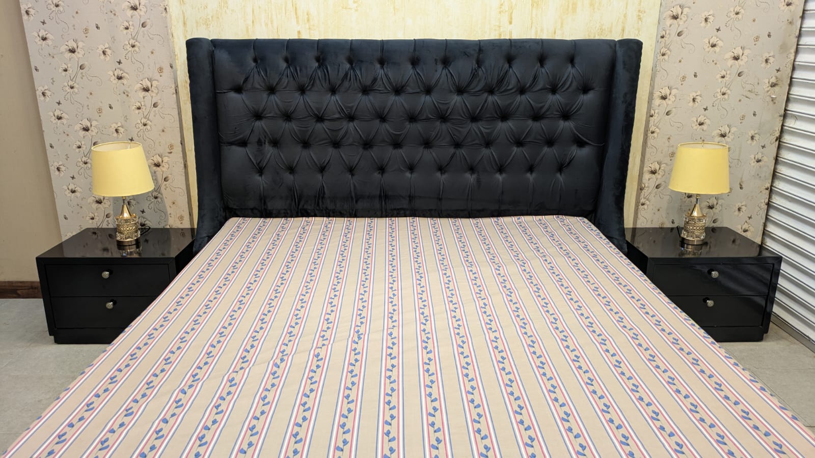 Modern King Size Bed Set