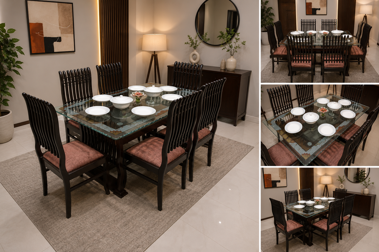 6 Seater Dining Table