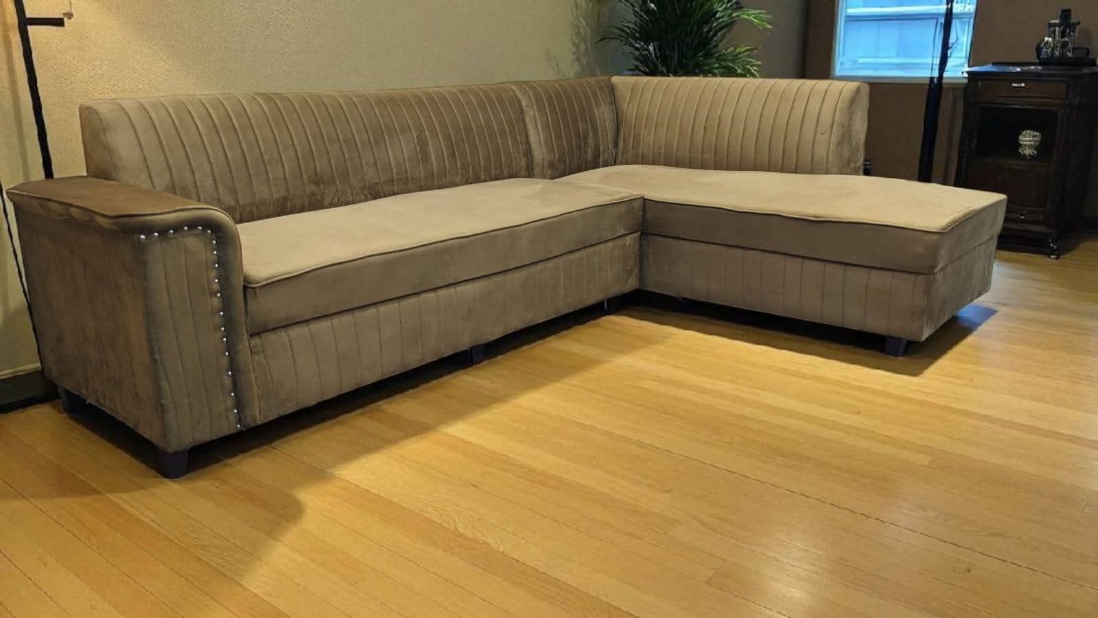 DivineCrafts Brand New 6 Seater L Shape Sofa Set