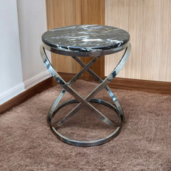 Brand New Unused Marble Top Corner Table
