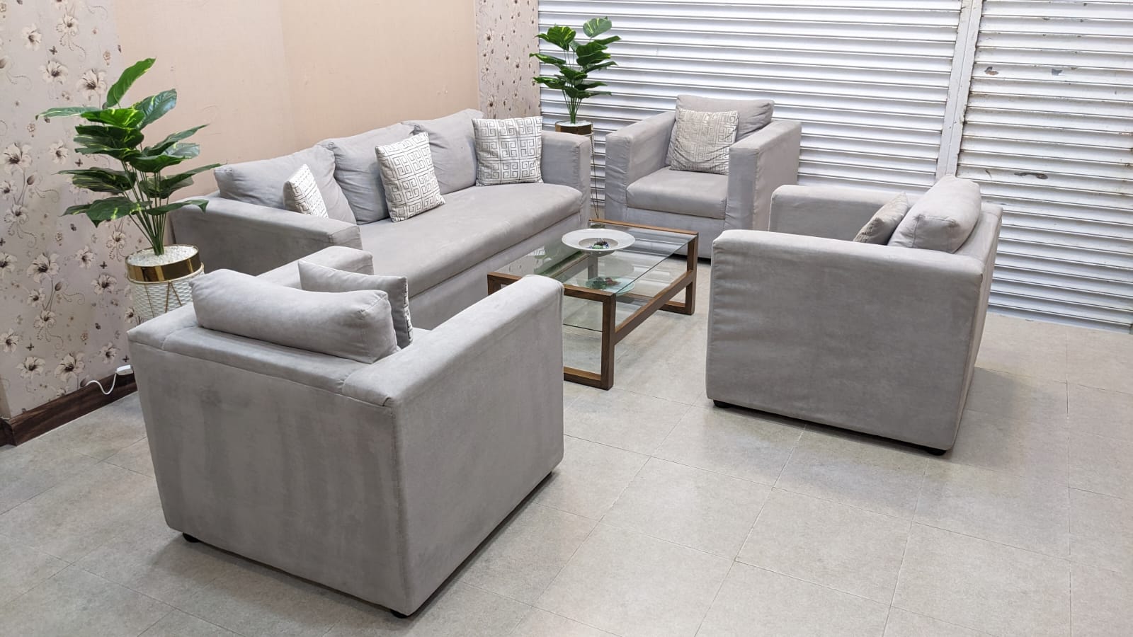 Imported Purchased From Finland 6 Seater Sofa Set