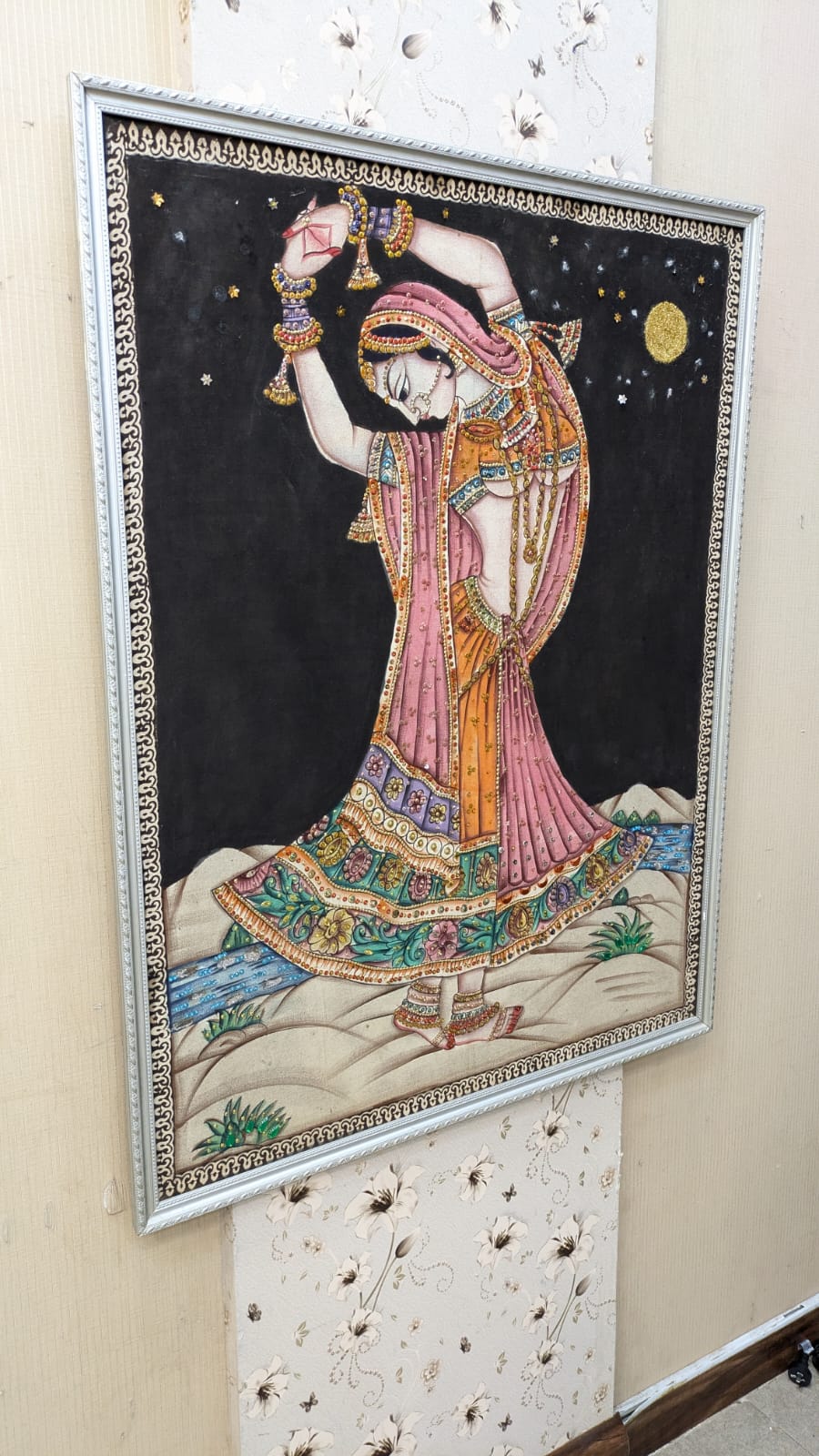 Traditional Rajasthani Folk Art – Wall Mounted Frame