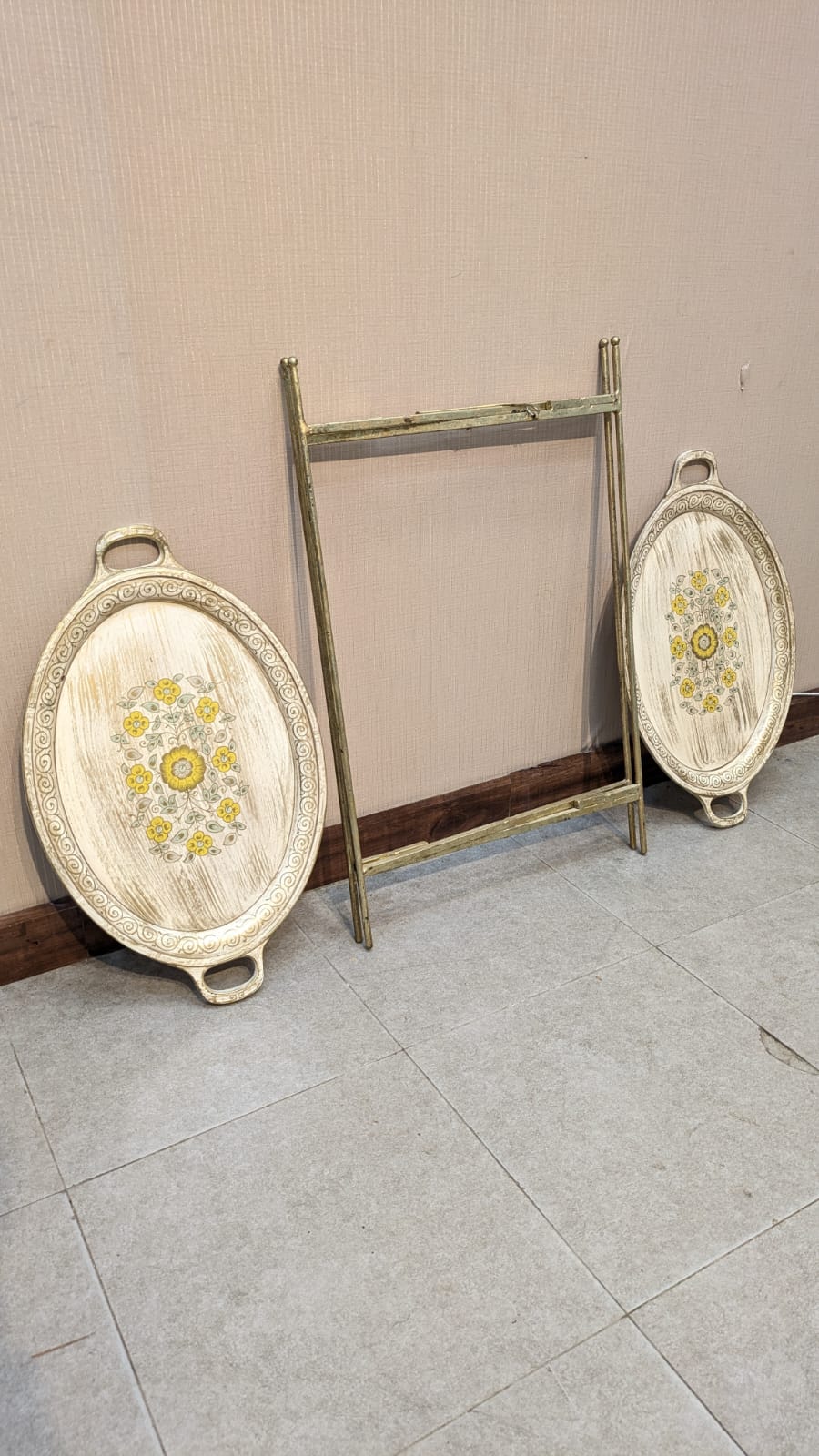 Kalamkaar Furniture Hand Painted Trolley