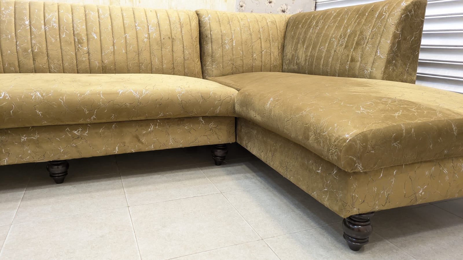 6 Seater L Shape Sofa Set