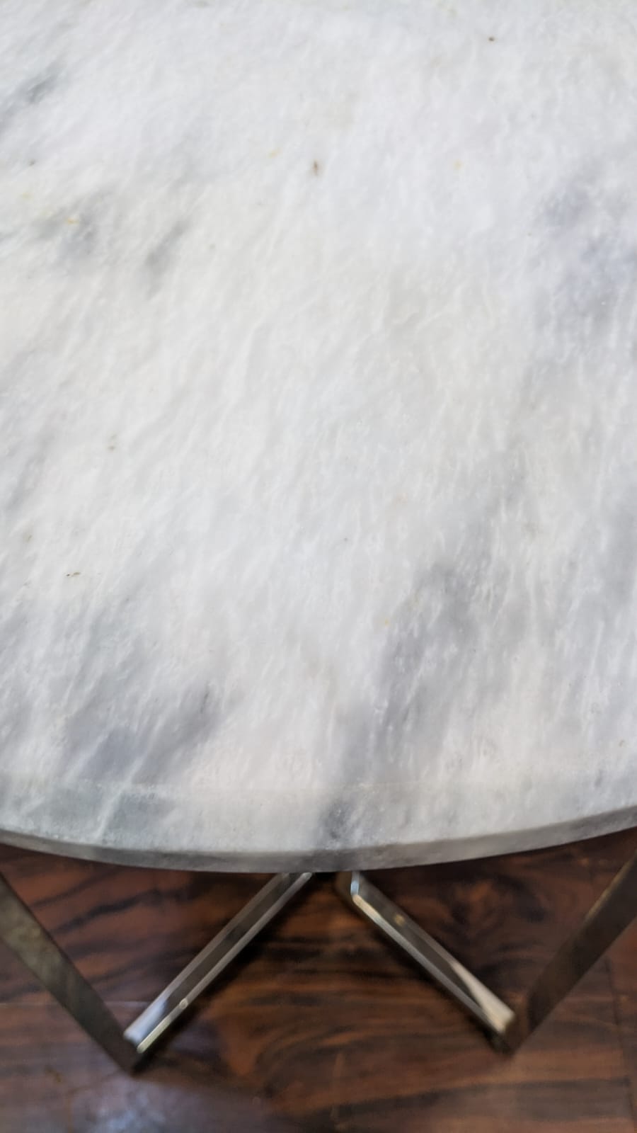 Marble Top Corner Table