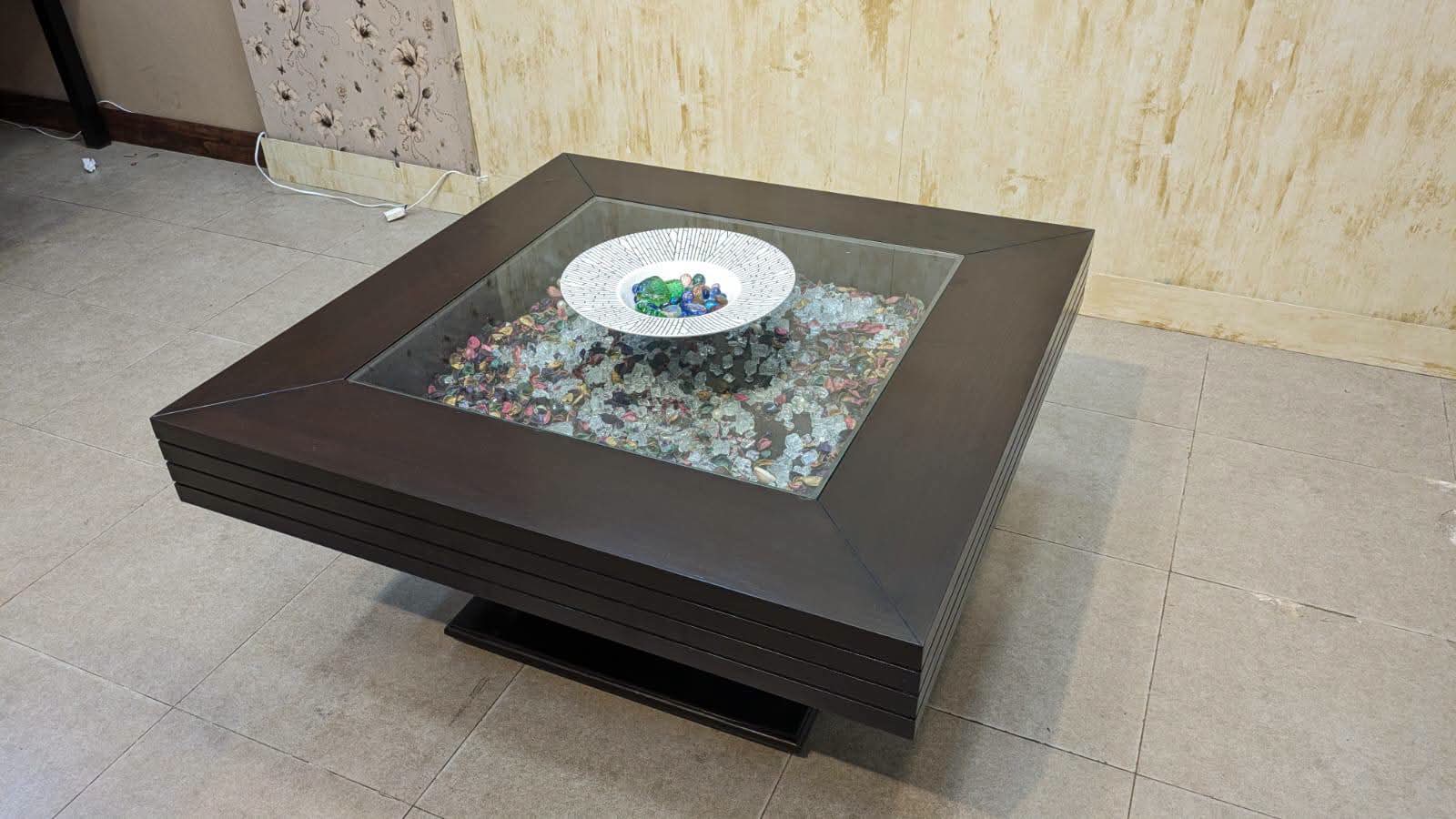 Center Table with 2 Side Tables Set