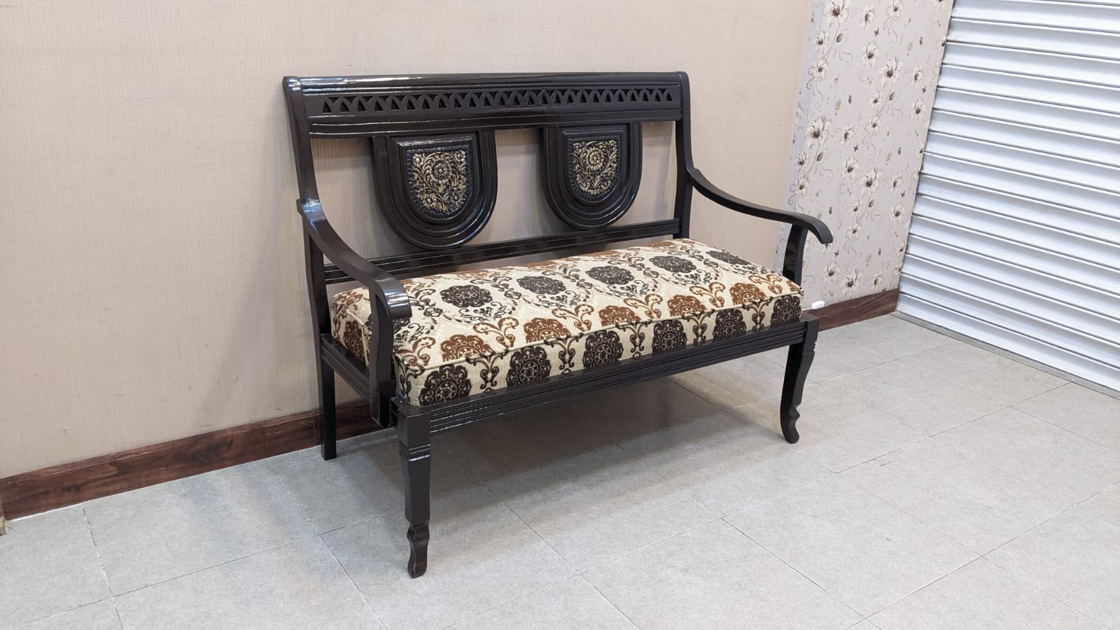 Solid Sheesham Wood 4 Seater Sofa Set