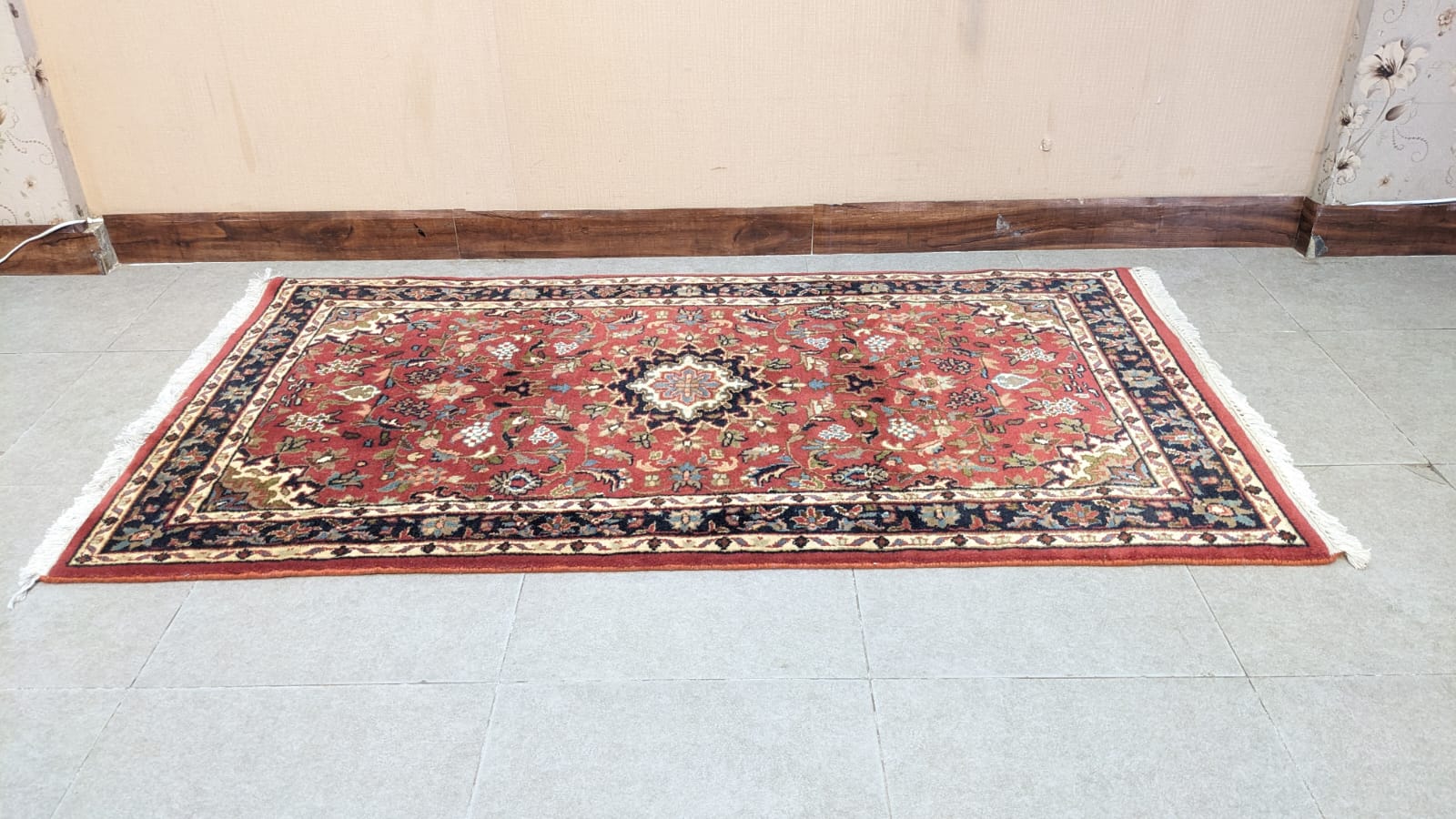 Vintage Persian Hand Knotted Carpet