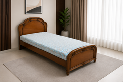 Single Bed with Box Mattress