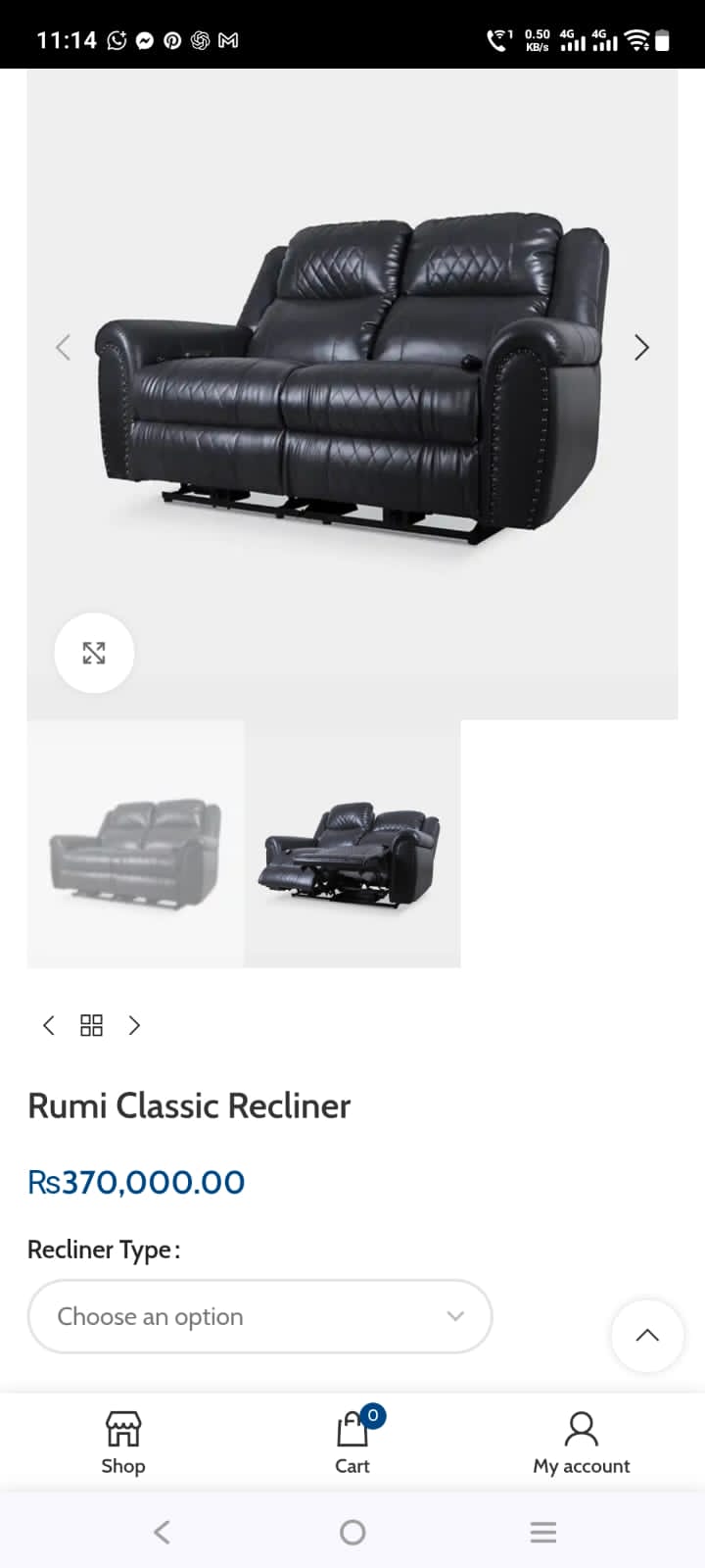 Super Comfortable 2-Seater Recliner Sofa