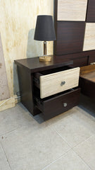 Twin Size Bed with 1 Side Table