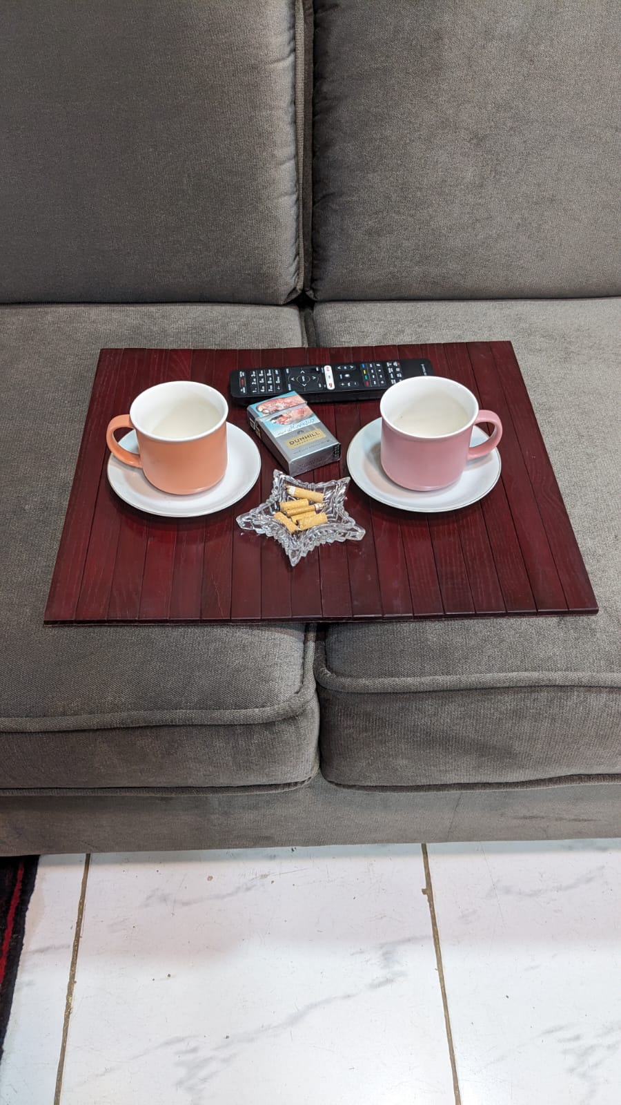 Brand New Wooden Sofa Armrest Table