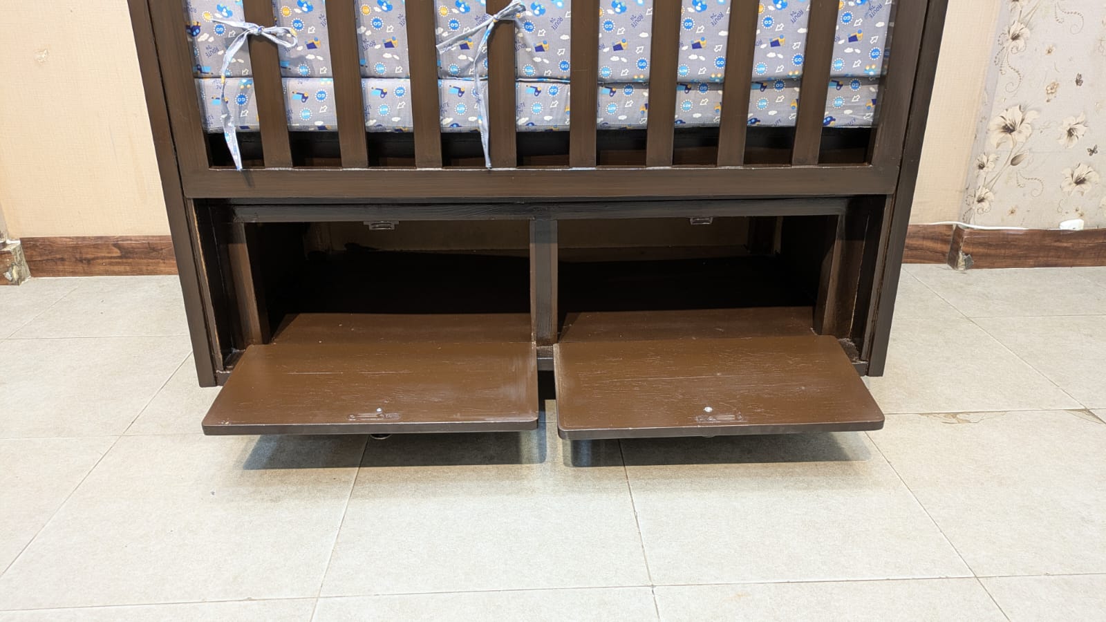 Baby Cot with Mattress