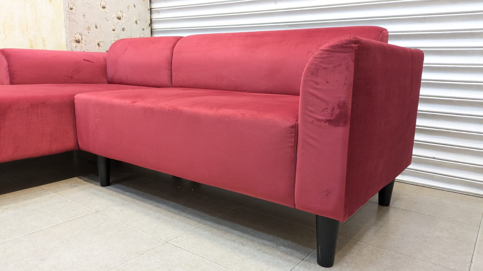 Habitat Osborne L-Shaped 4-Seater Sofa