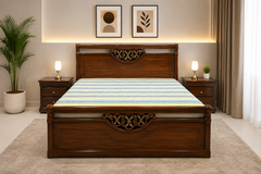 Super King Size Bed With 2 Side Tables