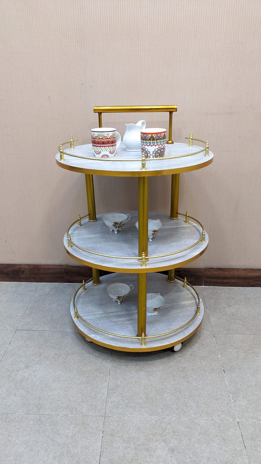 3 Tiers Tea Trolley