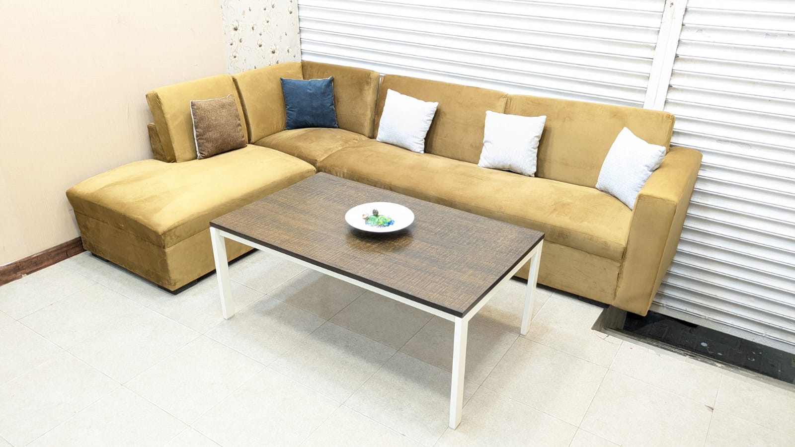 Comfortable 6 Seater L Shape Sofa Set