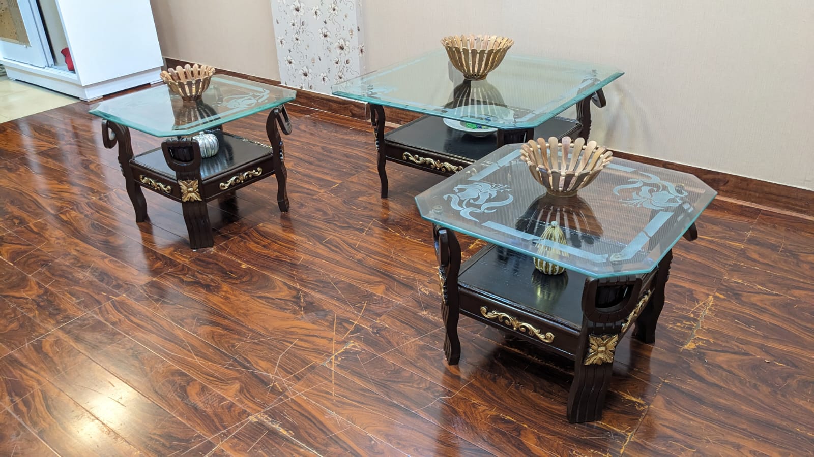 Center Table and Side Tables Set