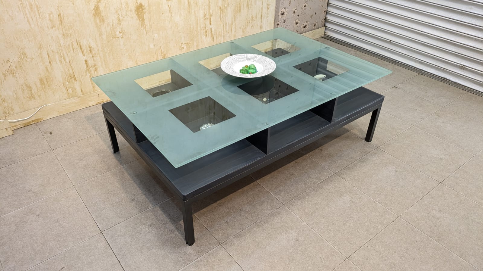Center Table with 2 Side Tables