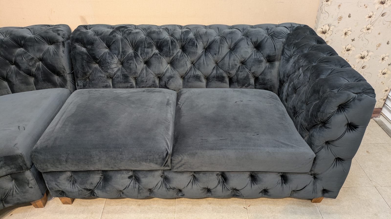 Modern Design 6 Seater L Shape Sofa Set