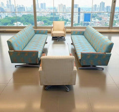 🔥Imported🔥European 1960's 10 Seater Sofa Set