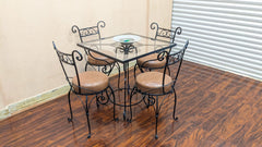 4 Seater Metal Dinning Table