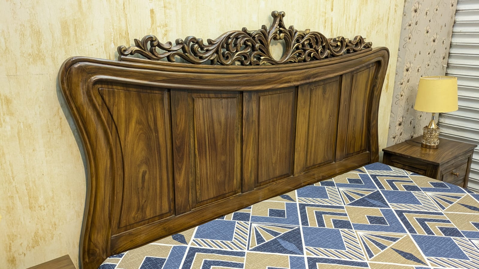 SHEESHAM WOOD KING SIZE BEDROOM SET