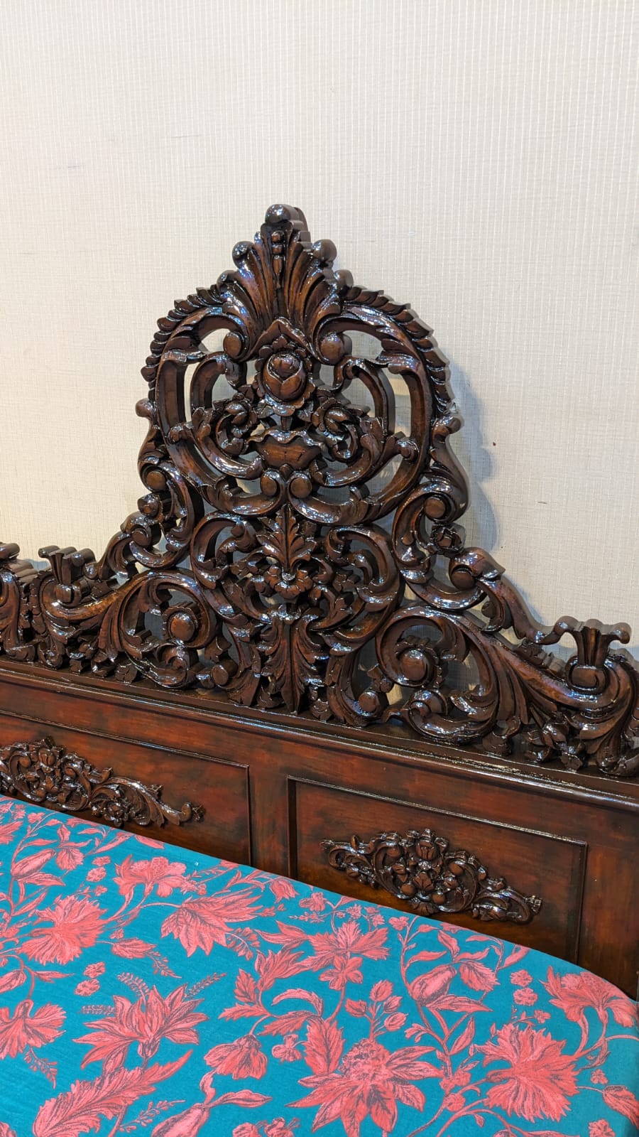 Antique King Size Bed Set
