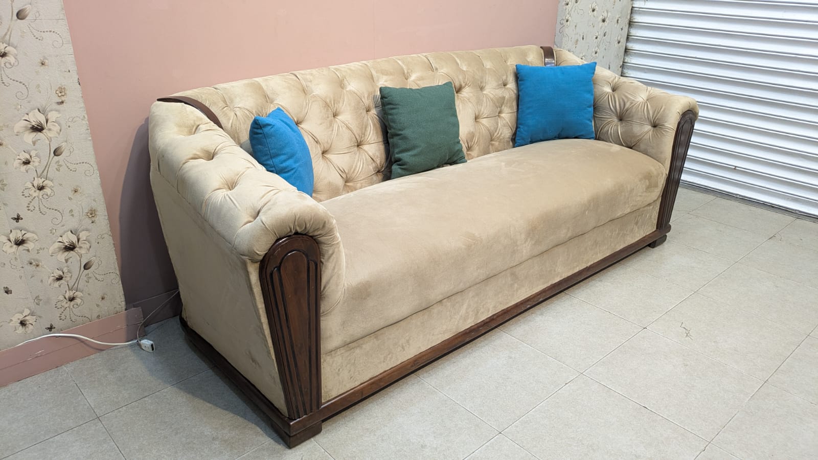 Modern 5 Seater Chesterfield Sofa Set