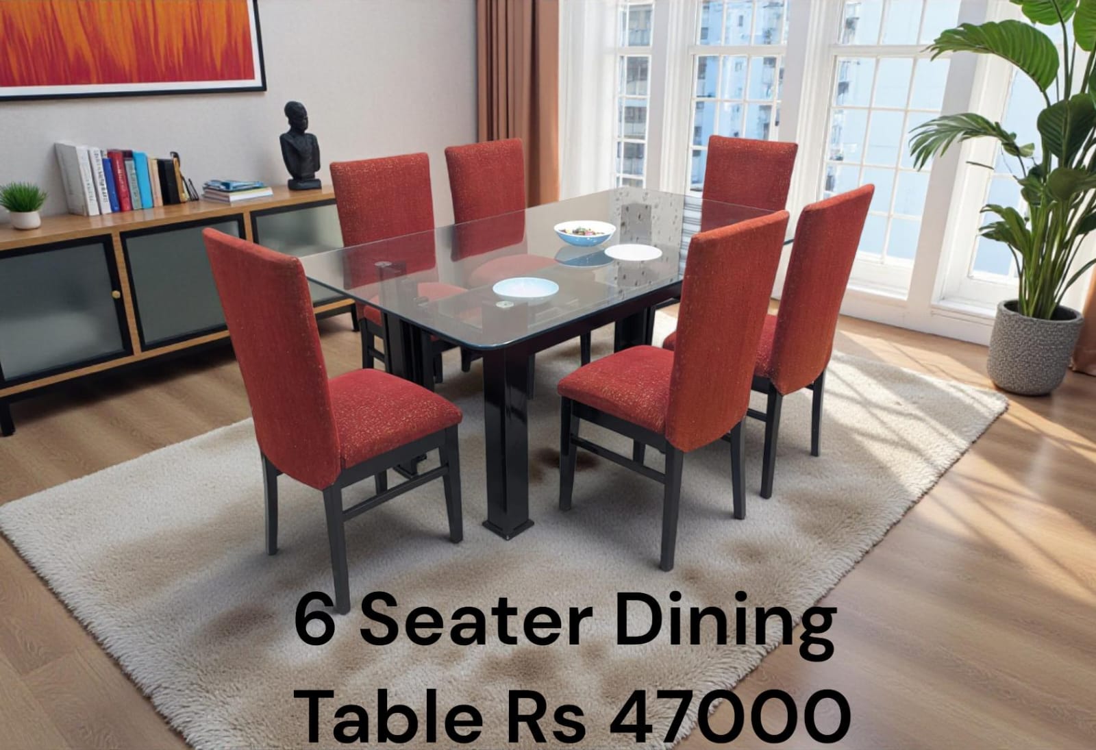 6 Seater Dining Table