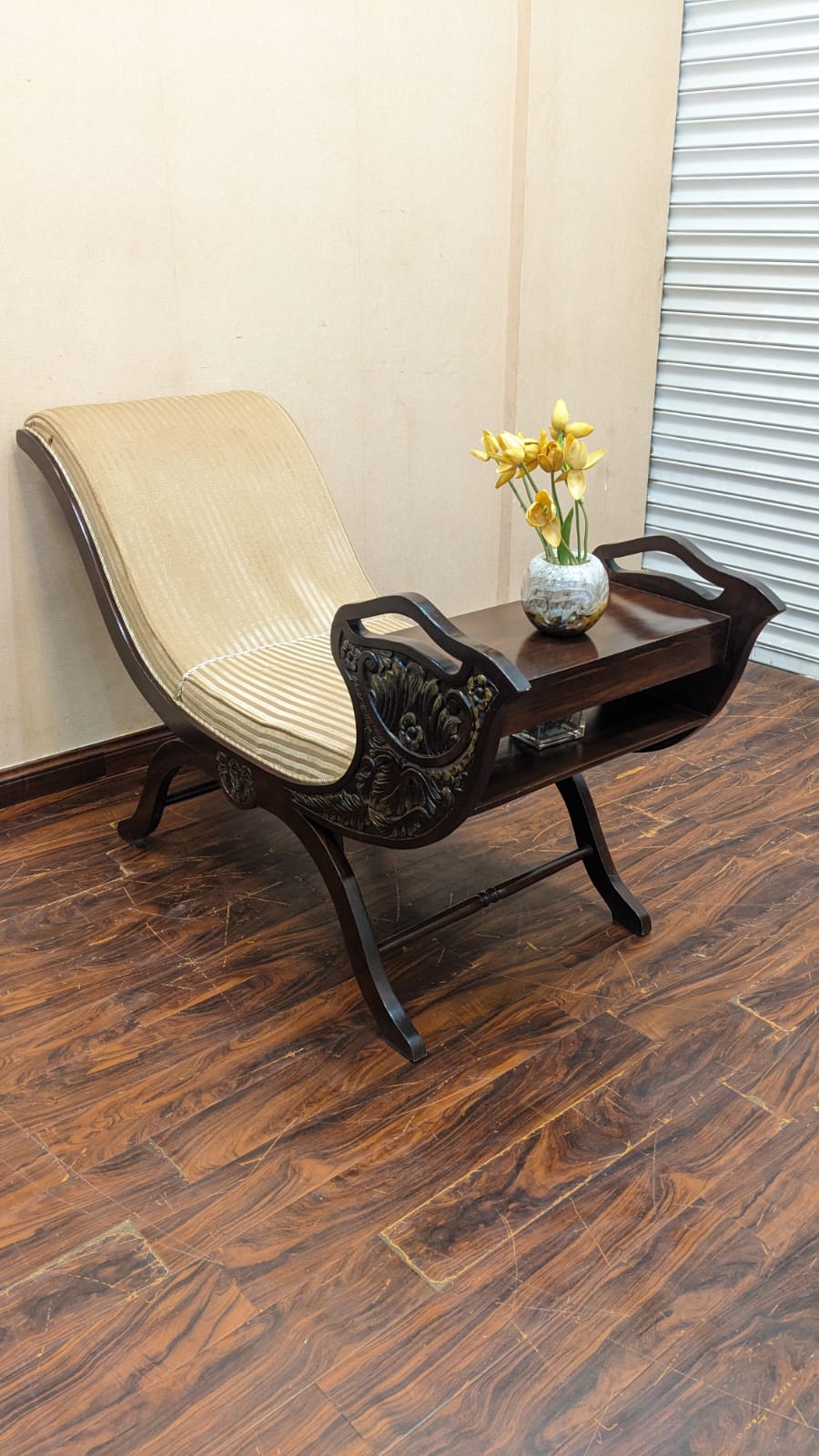 🔥 Antique 🔥 Solid Sheesham Wood Curule Chair