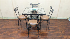 4 Seater Metal Dinning Table