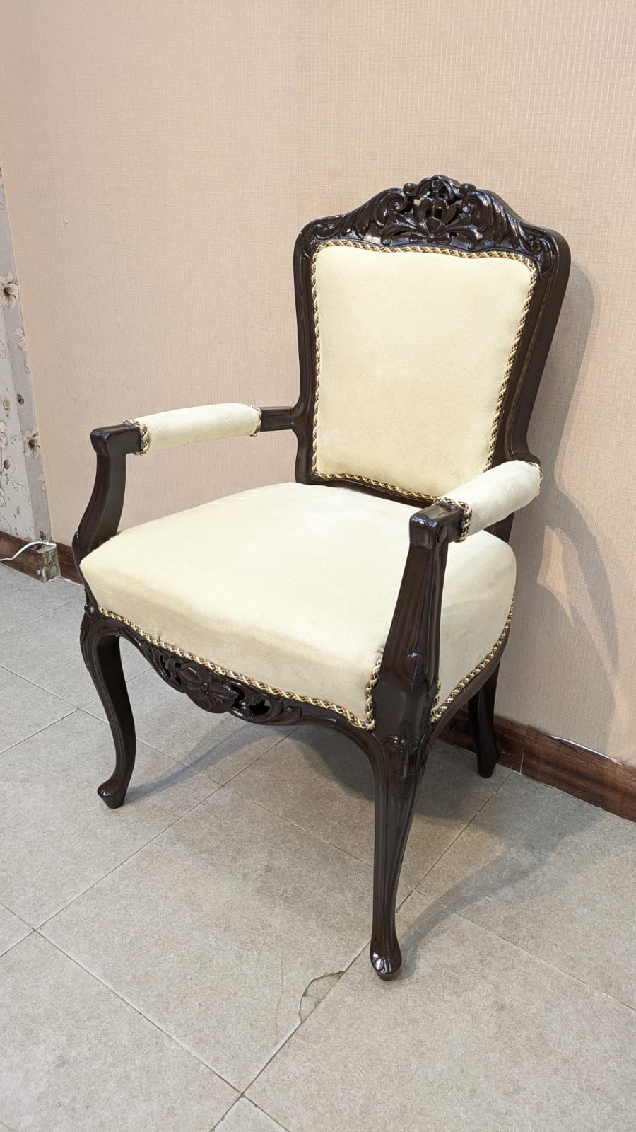 Solid Sheesham Wood Pair of Coffee Chairs